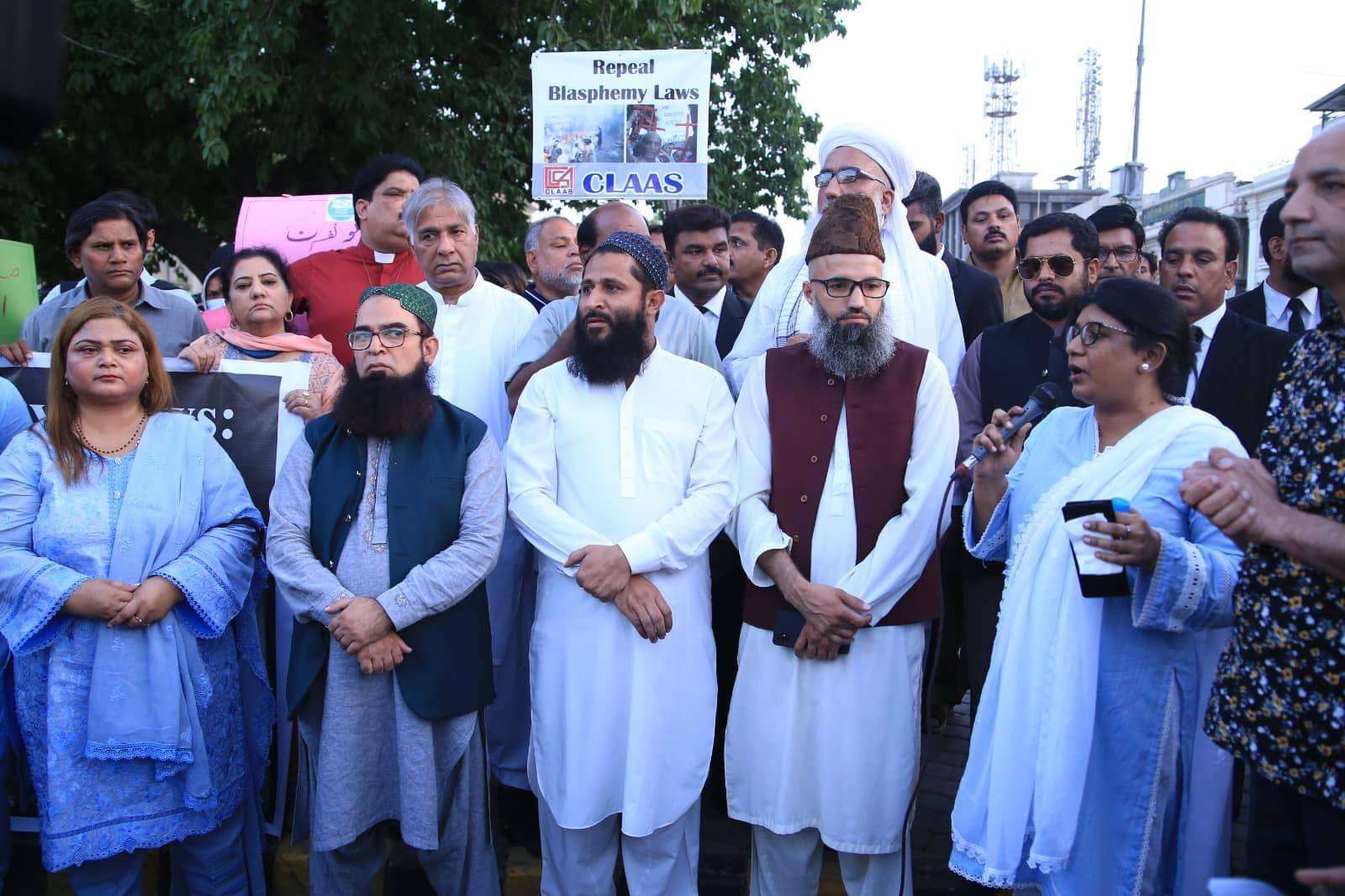 Protest i Lahore, Pakistan